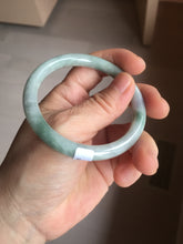 Load image into Gallery viewer, 54.8mm Certified Type A 100% Natural green purple round cut jadeite Jade bangle PJ38-0282