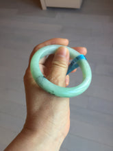 Load image into Gallery viewer, 54mm Certified Type A 100% Natural apple green dark green Jadeite Jade bangle BM23-0236