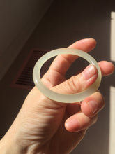 Load image into Gallery viewer, 51.3mm Certified 100% Natural icy watery yellow crystal sugar (黄冰糖) nephrite jade bangle HN139-3370