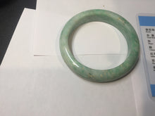 Load image into Gallery viewer, 56.5mm Certified Type A 100% Natural sunny green yellow Jadeite bangle J149-8123
