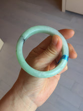 Load image into Gallery viewer, 54mm Certified Type A 100% Natural apple green dark green Jadeite Jade bangle BM23-0236