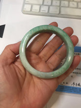 Load image into Gallery viewer, 56.5mm Certified Type A 100% Natural sunny green yellow Jadeite bangle J149-8123