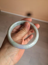 Load image into Gallery viewer, 58.1mm 100% natural type A certified light green/purple jadeite jade bangle Y139-0723