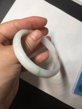 Load image into Gallery viewer, 52.8mm Certificated 100% natural type A sunny green/white/red jadeite jade bangle AF91-3177