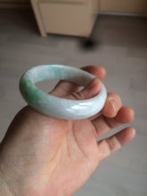 Load image into Gallery viewer, 51.5mm Certified Type A 100% Natural sunny green oval Jadeite Jade bangle AZ131-4139