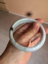 Load image into Gallery viewer, 58.1mm 100% natural type A certified light green/purple jadeite jade bangle Y139-0723