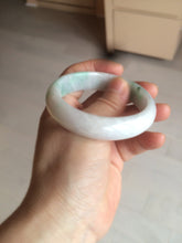Load image into Gallery viewer, 51.5mm Certified Type A 100% Natural sunny green oval Jadeite Jade bangle AZ131-4139