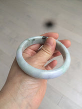 Load image into Gallery viewer, 58.1mm 100% natural type A certified light green/purple jadeite jade bangle Y139-0723