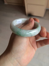 Load image into Gallery viewer, 51.5mm Certified Type A 100% Natural sunny green oval Jadeite Jade bangle AZ131-4139