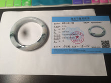 Load image into Gallery viewer, 59.5mm certified Type A 100% Natural green/white/purple Jadeite bangle R107-0467