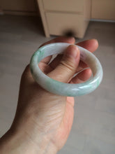 Load image into Gallery viewer, 51.5mm Certified Type A 100% Natural sunny green oval Jadeite Jade bangle AZ131-4139