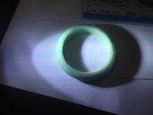 Load image into Gallery viewer, 56.5mm Certified Type A 100% Natural sunny green yellow Jadeite bangle J149-8123