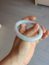 Load image into Gallery viewer, 54.7mm certified type A100% Natural green purple Jadeite Jade bangle BM35-0251
