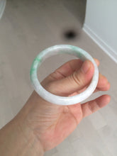Load image into Gallery viewer, 51.5mm Certified Type A 100% Natural sunny green oval Jadeite Jade bangle AZ131-4139