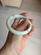 Load image into Gallery viewer, 58mm Certificate light green white orange green jadeite jade bangle BQ68(1013)