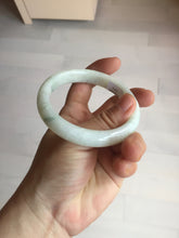 Load image into Gallery viewer, 58mm Certificate light green white orange green jadeite jade bangle BQ68(1013)