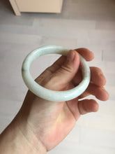 Load image into Gallery viewer, 58mm Certificate light green white orange green jadeite jade bangle BQ68(1013)