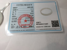 Load image into Gallery viewer, 47.6mm certified 100% natural type A light green red white thin square style jadeite bangle PH226-1007