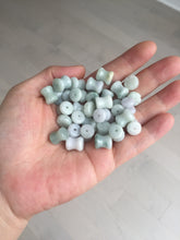 Load image into Gallery viewer, 100% Natural type A green/white small waist drum/yoyo jadeite Jade pendant necklace group BP117