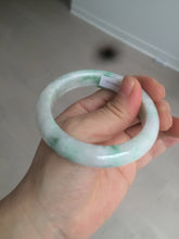 Load image into Gallery viewer, 53.5mm Certified Type A 100% Natural sunny green Jadeite Jade bangle AZ130-4125
