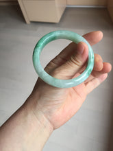 Load image into Gallery viewer, 54.3mm certified 100% natural Type A sunny green jadeite jade bangle PB164-4654