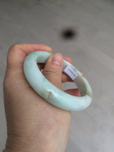 Load image into Gallery viewer, 54.6mm certified 100% natural Type A sunny green/white/brown jadeite jade bangle Y138-3314