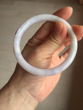 Load image into Gallery viewer, 57.3mm Certified Type A 100% Natural white purple brown red round cut Jadeite bangle PH193-8258