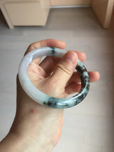 Load image into Gallery viewer, 60.2mm certified Type A 100% Natural icy watery light green sunny green purple Jadeite Jade bangle BQ66-5664