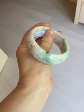 Load image into Gallery viewer, 54mm Certified type A 100% Natural sunny green/purple/yellow(Fu LU SHOU) Jadeite bangle BN61-1736