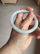 Load image into Gallery viewer, 58mm certified 100% natural Type A light green round cut jadeite jade bangle BP163-2778