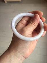 Load image into Gallery viewer, 57.3mm Certified Type A 100% Natural white purple brown red round cut Jadeite bangle PH193-8258