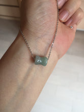 Load image into Gallery viewer, 100% Natural type A green/white small waist drum/yoyo jadeite Jade pendant necklace group BP117