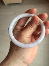 Load image into Gallery viewer, 57.3mm Certified Type A 100% Natural white purple brown red round cut Jadeite bangle PH193-8258