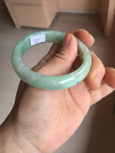 Load image into Gallery viewer, 52.9mm certified 100% natural Type A sunny green jadeite jade bangle PB163-4653