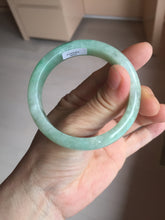 Load image into Gallery viewer, 52.9mm certified 100% natural Type A sunny green jadeite jade bangle PB163-4653