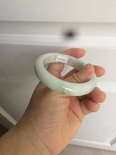 Load image into Gallery viewer, 54.6mm certified 100% natural Type A sunny green/white/brown jadeite jade bangle Y138-3314