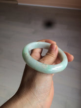 Load image into Gallery viewer, 55.8mm certified 100% natural Type A sunny green/white/brown jadeite jade bangle Y137-3334