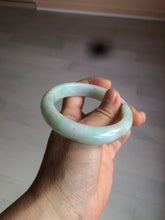 Load image into Gallery viewer, 55.8mm certified 100% natural Type A sunny green/white/brown jadeite jade bangle Y137-3334