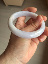 Load image into Gallery viewer, 56mm certified 100% Natural type A light purple white Jadeite Jade bangle PH192-8254