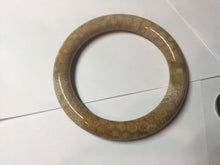 Load image into Gallery viewer, 56.8mm 100% natural beige yellow orange round cut Coral Jade (珊瑚玉) bangle XY109
