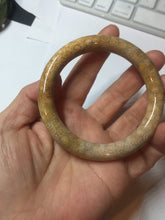 Load image into Gallery viewer, 56.8mm 100% natural beige yellow orange round cut Coral Jade (珊瑚玉) bangle XY109