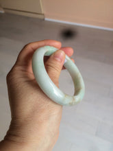 Load image into Gallery viewer, 55.8mm certified 100% natural Type A sunny green/white/brown jadeite jade bangle Y137-3334