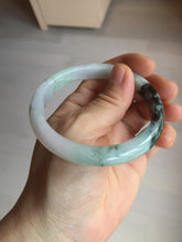 Load image into Gallery viewer, 57.2mm certified Type A 100% Natural icy watery light green sunny green purple Jadeite Jade bangle BQ64-5668