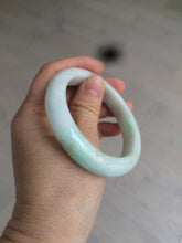Load image into Gallery viewer, 55.8mm certified 100% natural Type A sunny green/white/brown jadeite jade bangle Y137-3334