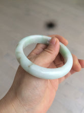 Load image into Gallery viewer, 55.8mm certified 100% natural Type A sunny green/white/brown jadeite jade bangle Y137-3334