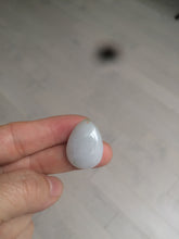 Load image into Gallery viewer, 100% natural white type A jadeite jade water drop pendant AX36