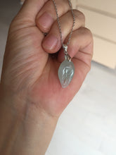 Load image into Gallery viewer, 100% Natural type A green/white/gray small crab claws jadeite Jade pendant necklace group BP116