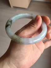 Load image into Gallery viewer, 57.5mm Certified Type A 100% Natural icy watery white purple black brown Jadeite Jade bangle BL58-7034