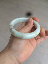 Load image into Gallery viewer, 55.8mm certified 100% natural Type A sunny green/white/brown jadeite jade bangle Y137-3334
