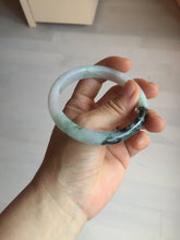Load image into Gallery viewer, 57.2mm certified Type A 100% Natural icy watery light green sunny green purple Jadeite Jade bangle BQ64-5668